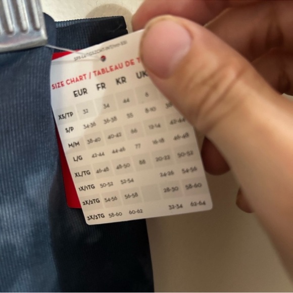 NWT Spanx size 2x ecocare ankle leggings deep blues  seamless leggings - Picture 3 of 5